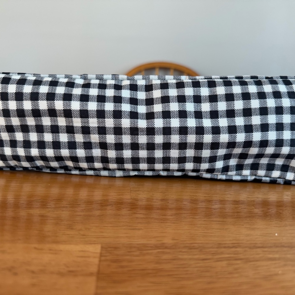 BAGGU Black and White Checkered Shoulder Bag - Picture 2 of 3